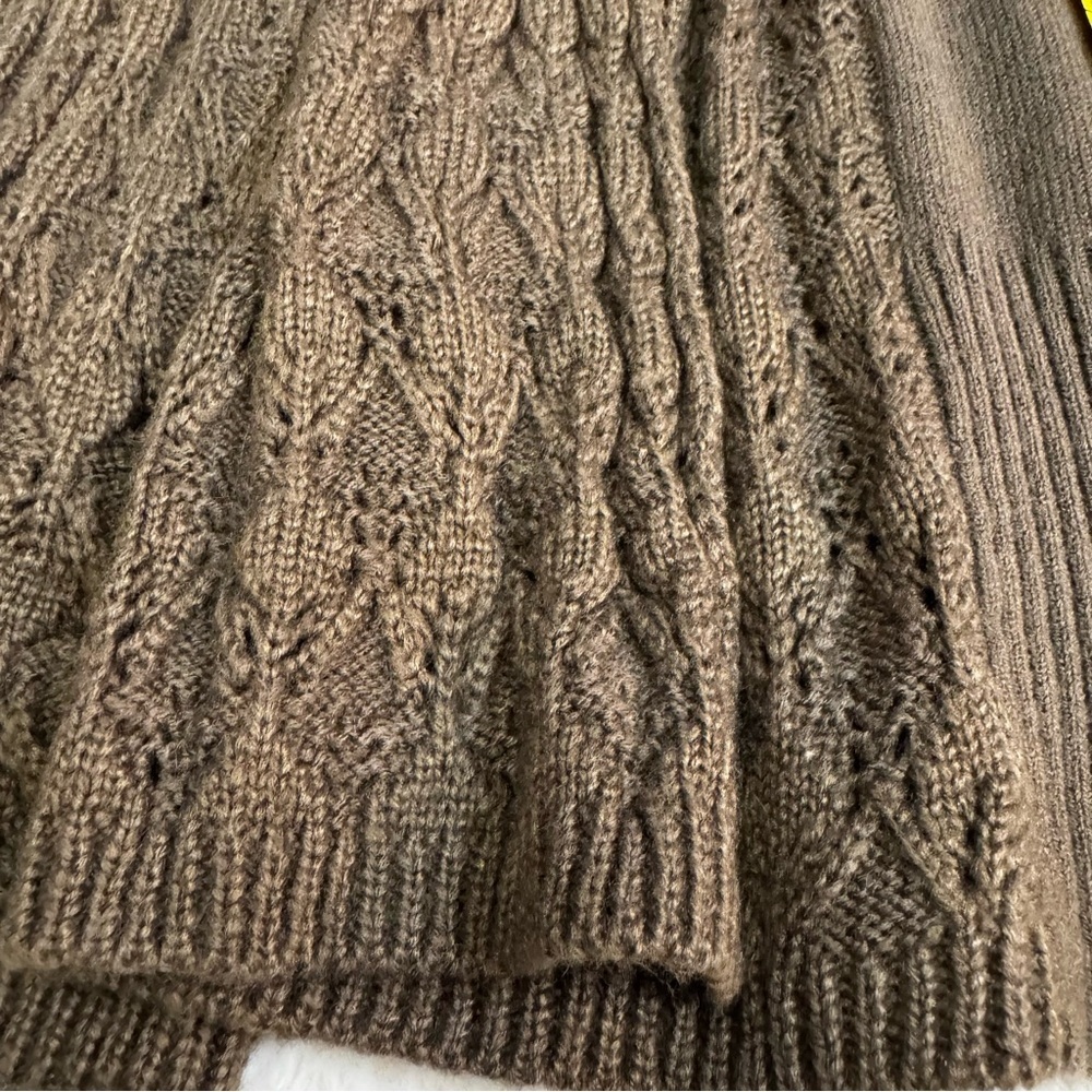 VENUS Brown Knit Cardigan Sweater with Buckle 
Size Small 
NWT
Crochet Trim - Picture 5 of 12
